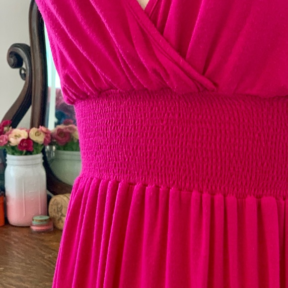 Spring in your step pink cotton dress - Picture 4 of 8